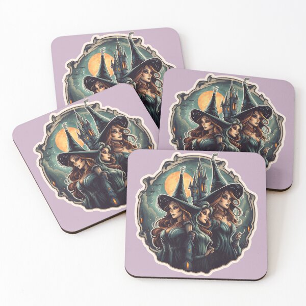 Item preview, witches, Happy Halloween, for mom designed and sold by PRYMULLART.