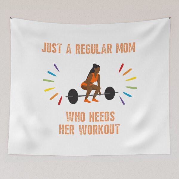 Item preview, Just a regular mom who needs her workout - Morning designed and sold by AdiRemba.