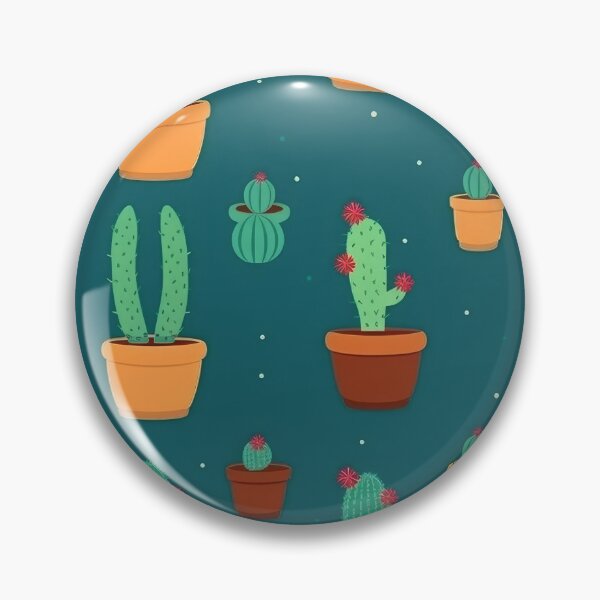 Item preview, Serenity in Spines: A Cactus Kaleidoscope designed and sold by SpicyGraphicArt.