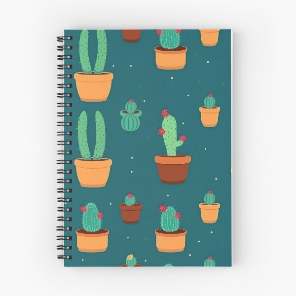 Item preview, Serenity in Spines: A Cactus Kaleidoscope designed and sold by SpicyGraphicArt.