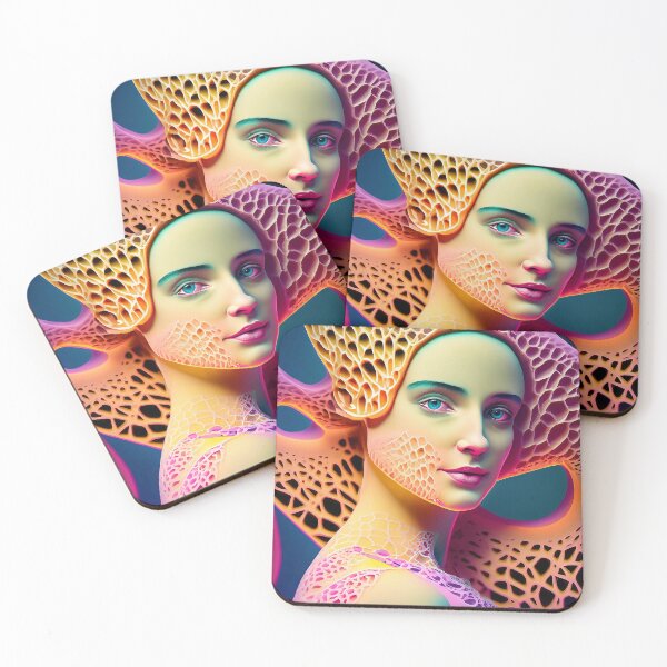 Item preview, Pretty woman voronoi organic form designed and sold by Lefteris Betsis.