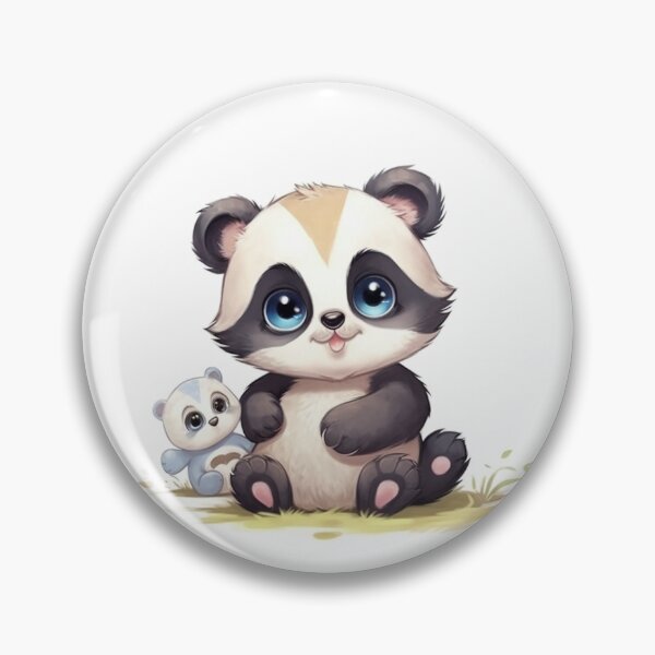 Item preview, kawaii pandita and kawaii cat designed and sold by DigitalPixelize.