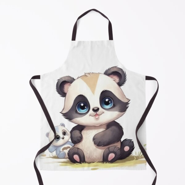 Item preview, kawaii pandita and kawaii cat designed and sold by DigitalPixelize.