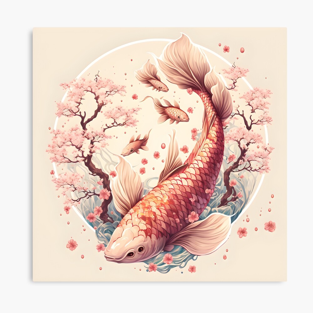 Japanese Koi Fish Aesthetic Tapestry for Sale by ind3finite