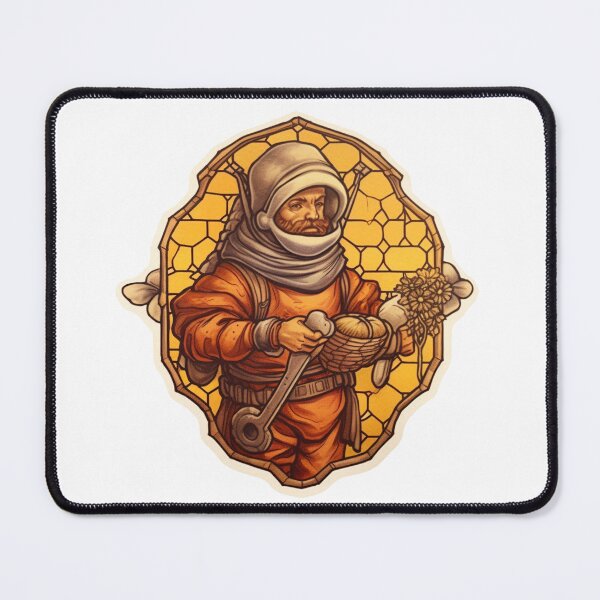 Item preview, Medieval Beekeeper - Stained Glass Honeycomb designed and sold by RobertConklin.