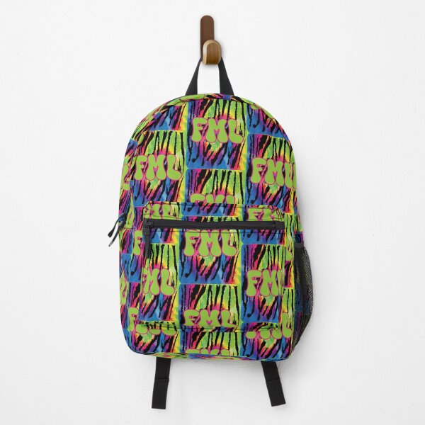 Item preview, FML Funny Sarcastic F my Life with Tie Dye Tiger Pattern designed and sold by JoyOfHopeStore.