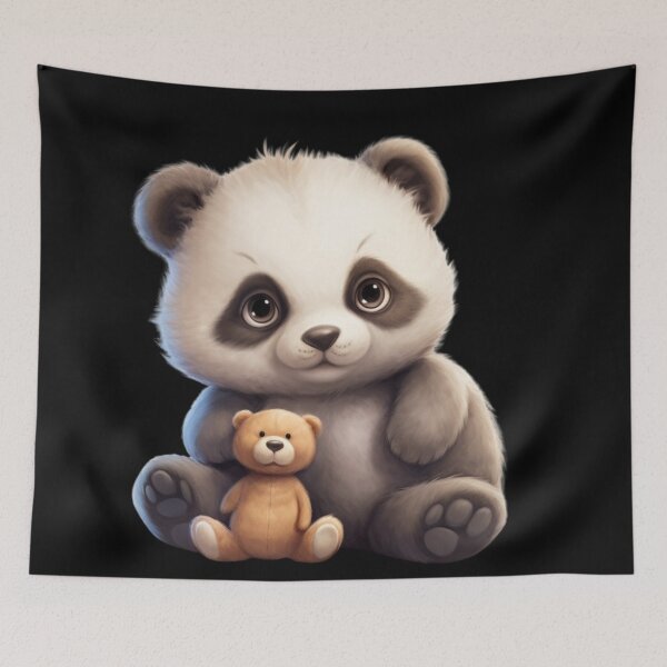 Item preview, cuddly panda bear designed and sold by DigitalPixelize.