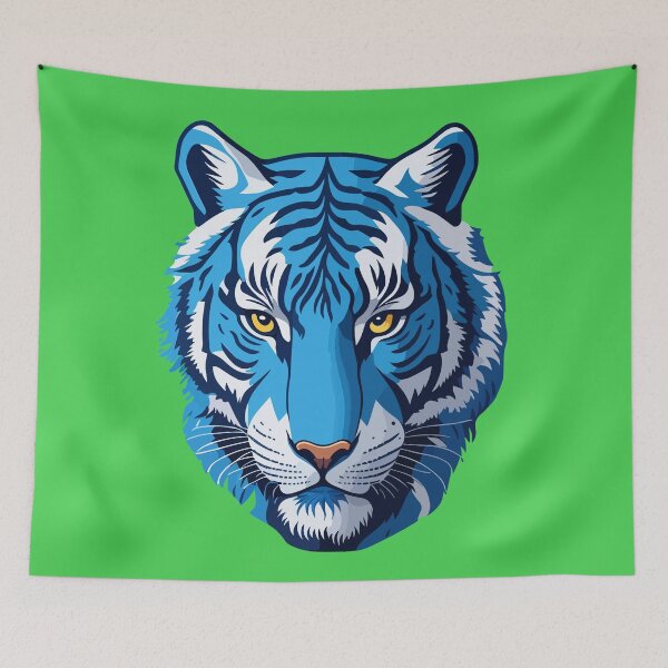 Item preview, cute blue tiger designed and sold by KOKOTART.