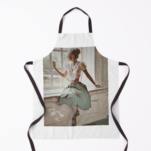 Item preview, Marjorie 1940s woman looking out the window (Colour) designed and sold by HONDTangled.