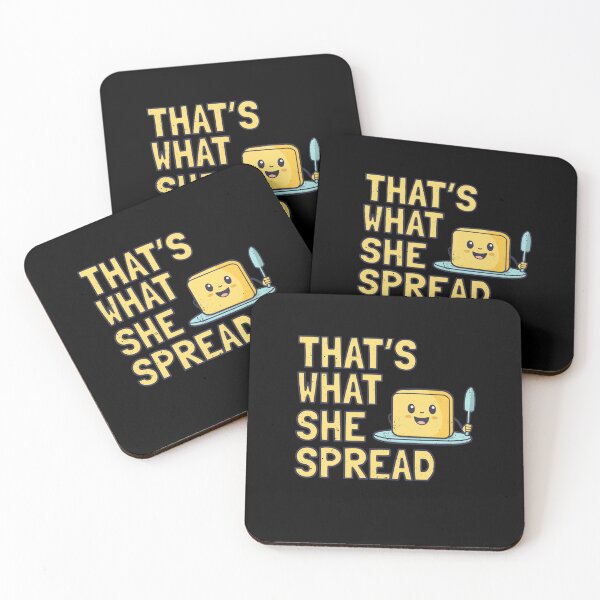 Item preview, Butter Pun That's What She Spread designed and sold by elderberry.