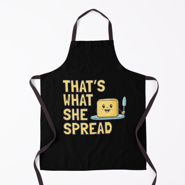 Item preview, Butter Pun That's What She Spread designed and sold by elderberry.