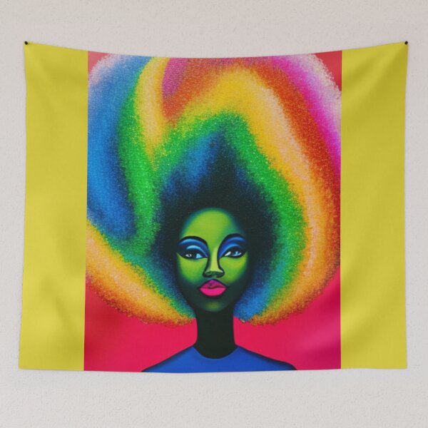 Item preview, PRIDE AFRO TREE QUEEN  designed and sold by DiscoVibes.
