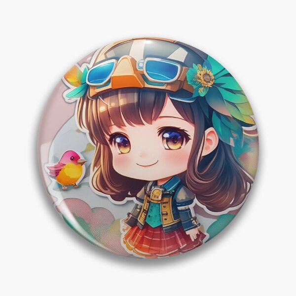 Item preview, Happy Days, Original Chibi Girl  designed and sold by jp22yoshi.