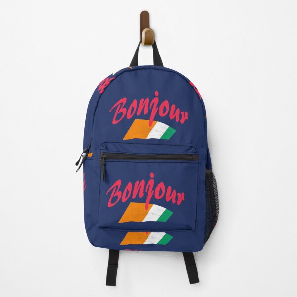 Item preview, Bonjour (hello in French) - Ivory Coast Flag designed and sold by lobodelnoir.