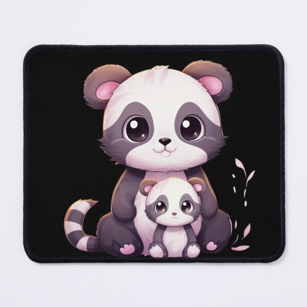 Item preview, Panda and cat Cat friends designed and sold by DigitalPixelize.