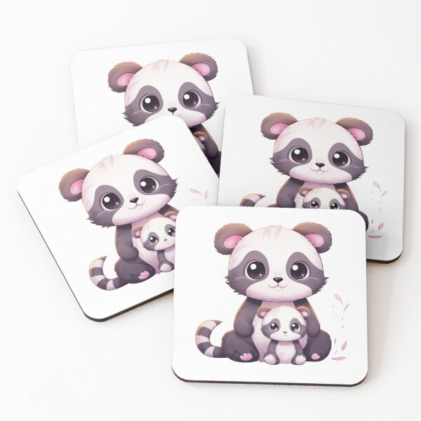 Item preview, Panda and cat Cat friends designed and sold by DigitalPixelize.