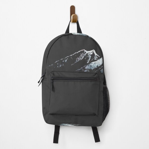 Artikelvorschau, Serenity Peaks - Minimalistic Mountain Range - White on Black entworfen und verkauft von Arclight-LLC.