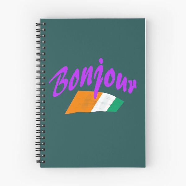 Item preview, Bonjour (hello in French) - Ivory Coast Flag designed and sold by lobodelnoir.