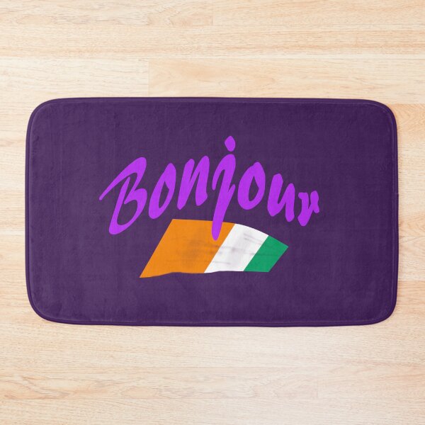 Item preview, Bonjour (hello in French) - Ivory Coast Flag designed and sold by lobodelnoir.