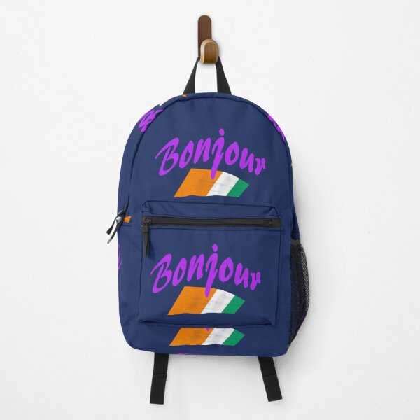 Item preview, Bonjour (hello in French) - Ivory Coast Flag designed and sold by lobodelnoir.
