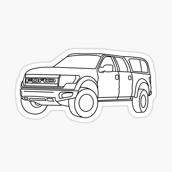 Ford Svt Raptor  Sticker