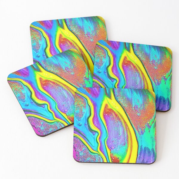 Item preview, Abstract Colorful Liquid Metal  designed and sold by calibrit.