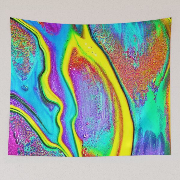 Item preview, Abstract Colorful Liquid Metal  designed and sold by calibrit.