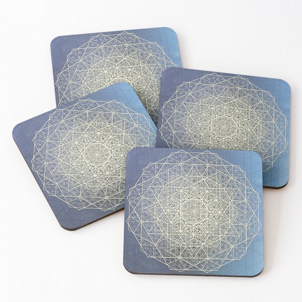 Item preview, Sacred Geometry Star Mandala 4D Hypercube  designed and sold by Truthseekmedia.