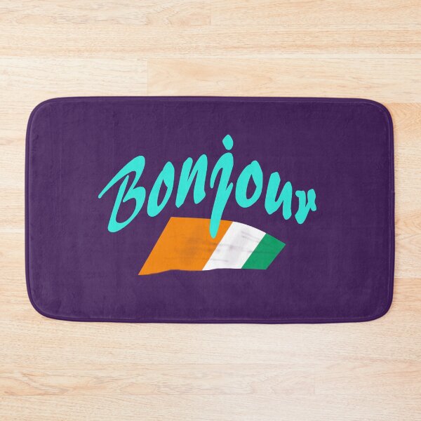 Item preview, Bonjour (hello in French) - Ivory Coast Flag designed and sold by lobodelnoir.