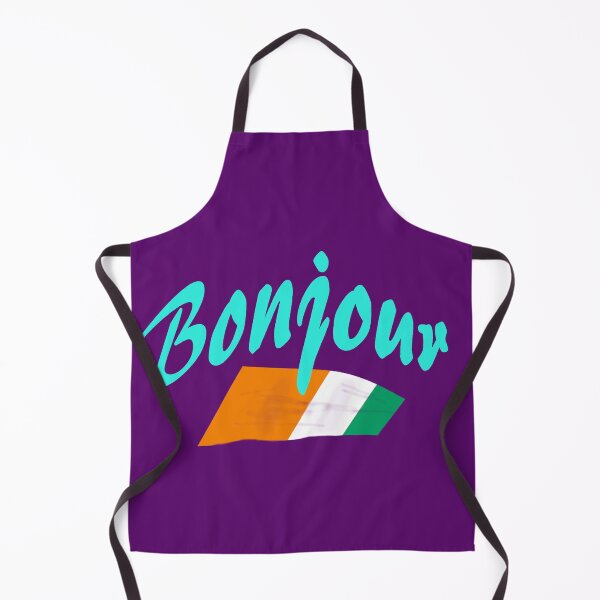 Item preview, Bonjour (hello in French) - Ivory Coast Flag designed and sold by lobodelnoir.