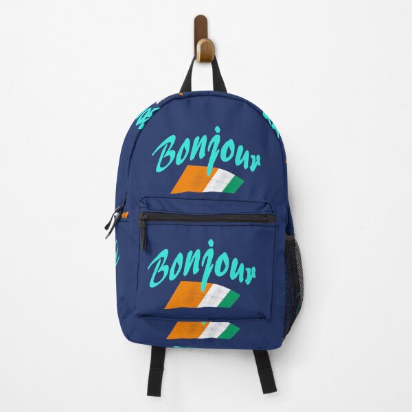 Item preview, Bonjour (hello in French) - Ivory Coast Flag designed and sold by lobodelnoir.