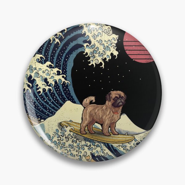 Artikelvorschau, Brussels Griffon Kanagawa Japanese Surfing Wave entworfen und verkauft von rafaeltto.