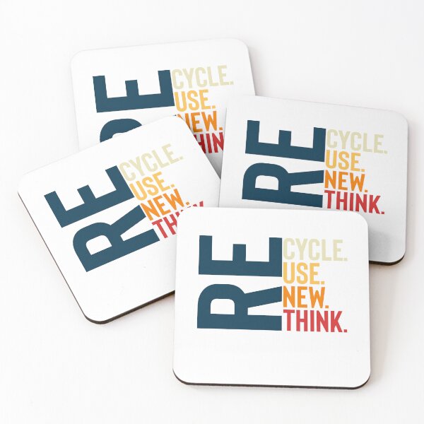 Artikelvorschau, Recycle,Reuse,Renew,Rethink entworfen und verkauft von BYNDART.