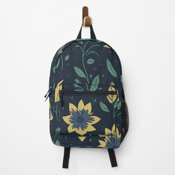 Artikelvorschau, gelbe Blume, grünes Blatt, pastellfarbenes Blumenmuster entworfen und verkauft von HarshBrown.