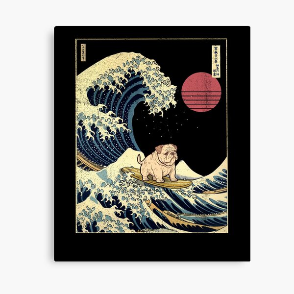 Artikel-Vorschau von Bulldog Kanagawa Japanese Surfing Wave, designt und verkauft von rafaeltto.