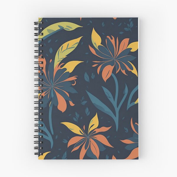 Item preview, red yellow flower pattern designed and sold by HarshBrown.