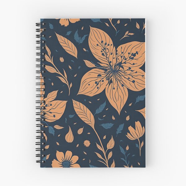 Item preview, patrón de flor naranja pastel designed and sold by HarshBrown.