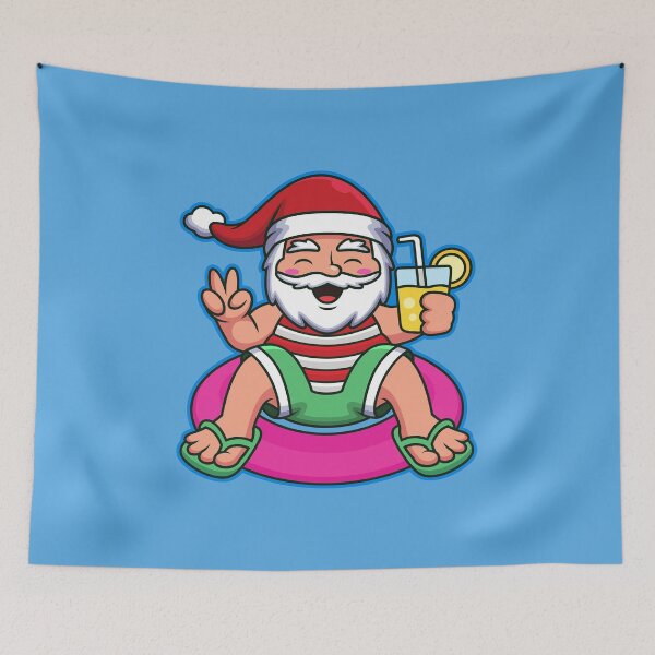 Item preview, pool summer santa claus funny xmas  designed and sold by Gossip Rag.