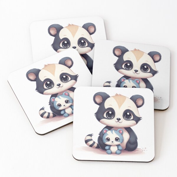 Item preview, Panda animator and cat art friends kawai designed and sold by DigitalPixelize.