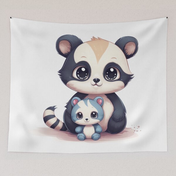 Item preview, Panda animator and cat art friends kawai designed and sold by DigitalPixelize.