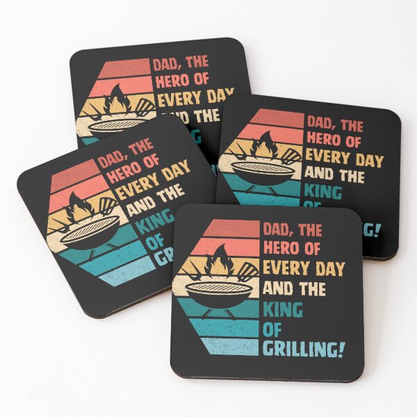 Item preview, Dad, the hero of every day, king of grilling designed and sold by PiotrB2.