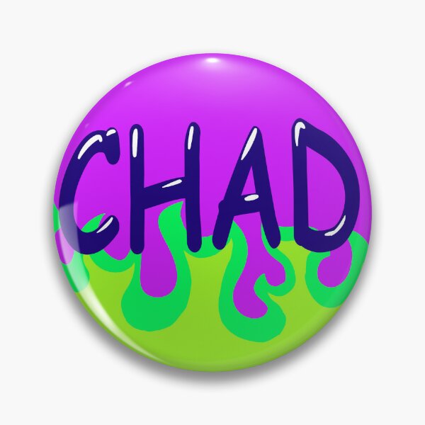 Item preview, Ugly Flaming Chad Logo designed and sold by BluMello.