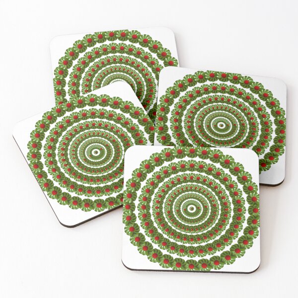 Item preview, Flowers concentric Circles designed and sold by Picture-Dot-Art.