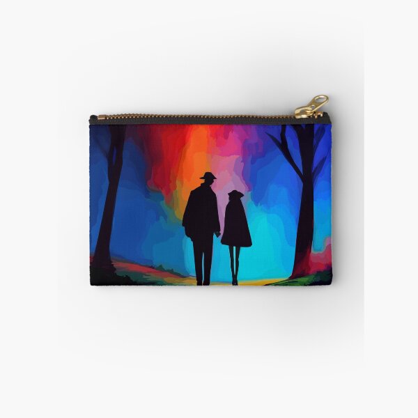 Item preview, A romantic couple strolling at night painting designed and sold by mefirefire.