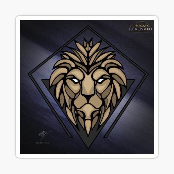 Lionhearted Trigon Sticker