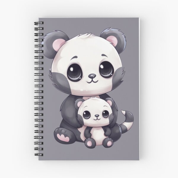 Item preview, Kawaii animated panda brothers designed and sold by DigitalPixelize.