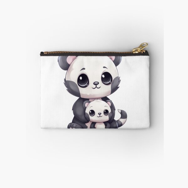 Item preview, Kawaii animated panda brothers designed and sold by DigitalPixelize.