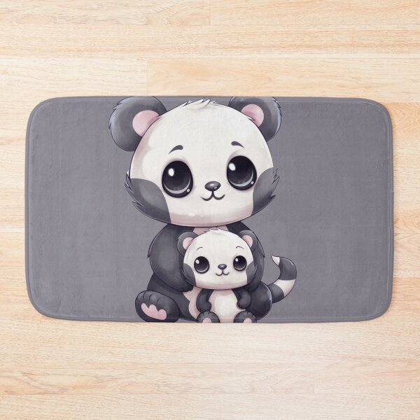 Item preview, Kawaii animated panda brothers designed and sold by DigitalPixelize.