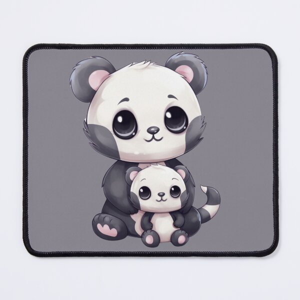 Item preview, Kawaii animated panda brothers designed and sold by DigitalPixelize.