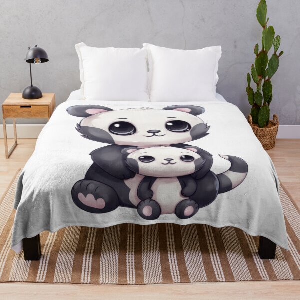 Item preview, Kawaii animated panda brothers designed and sold by DigitalPixelize.
